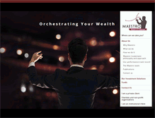 Tablet Screenshot of maestroinvestment.co.za